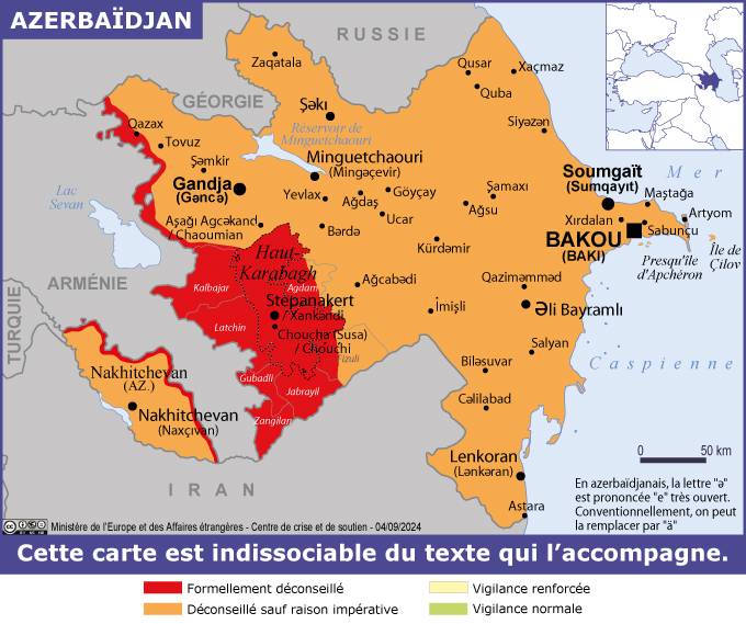 Consulter les conseils aux voyageurs de France Diplomatie