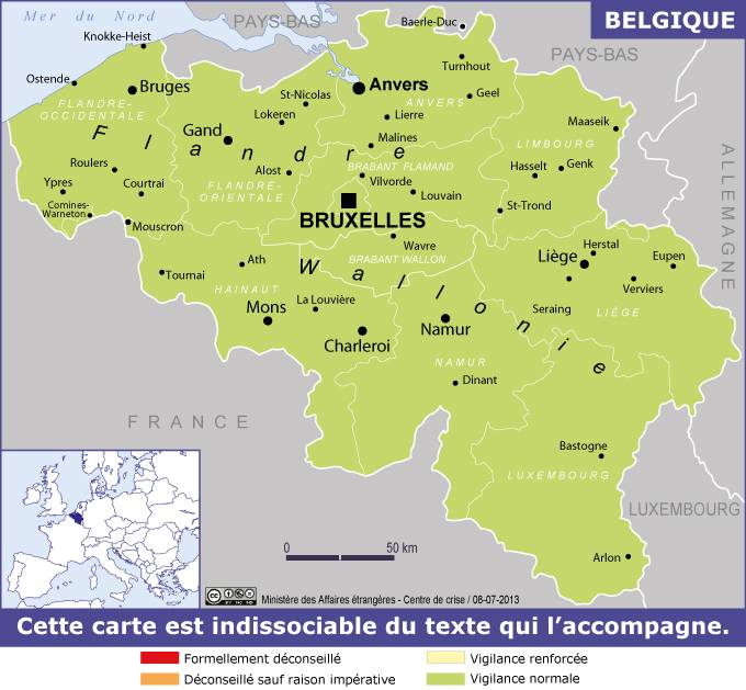 Consulter les conseils aux voyageurs de France Diplomatie