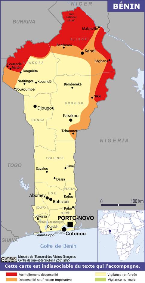 Consulter les conseils aux voyageurs de France Diplomatie
