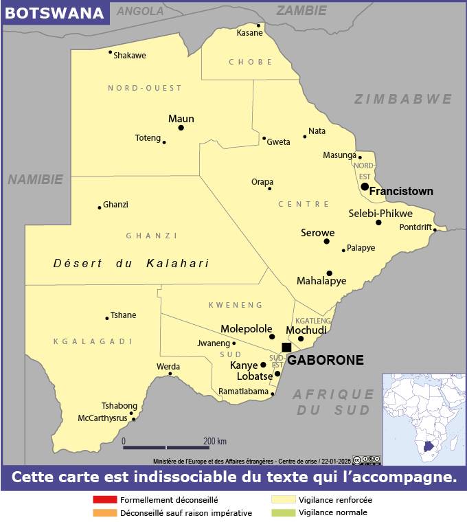 Consulter les conseils aux voyageurs de France Diplomatie