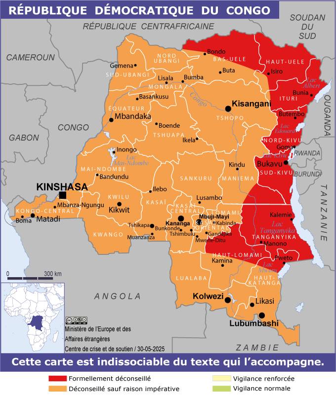 Consulter les conseils aux voyageurs de France Diplomatie