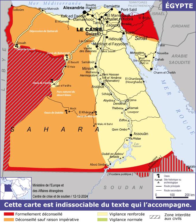 Consulter les conseils aux voyageurs de France Diplomatie