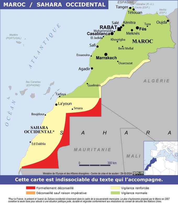 Consulter les conseils aux voyageurs de France Diplomatie