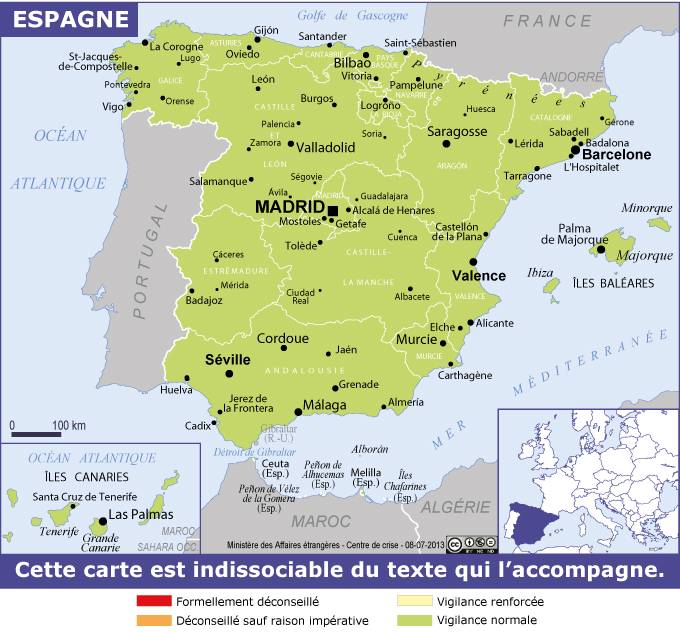 Consulter les conseils aux voyageurs de France Diplomatie