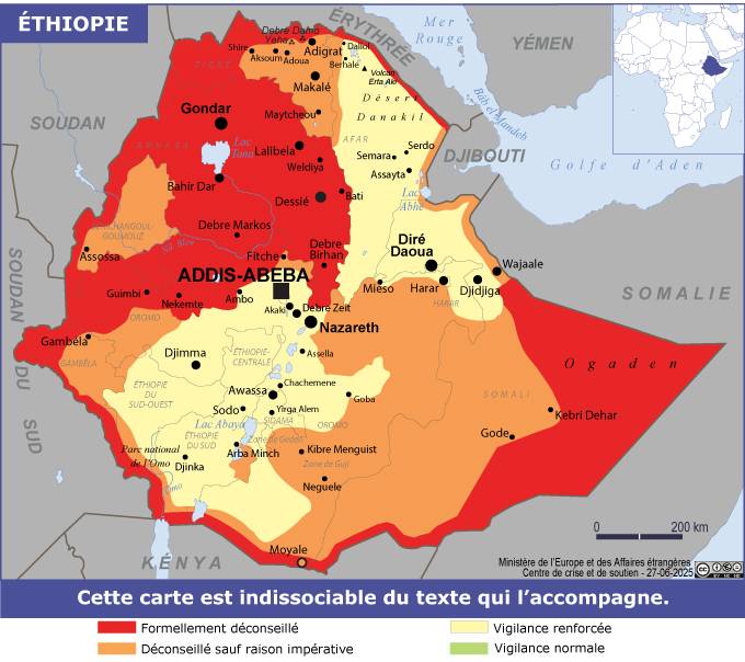 Consulter les conseils aux voyageurs de France Diplomatie