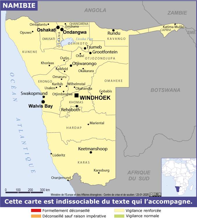 Consulter les conseils aux voyageurs de France Diplomatie