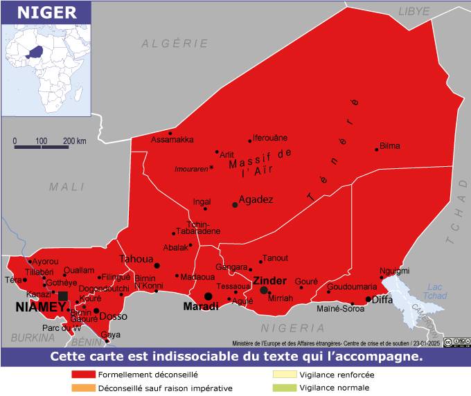 Consulter les conseils aux voyageurs de France Diplomatie