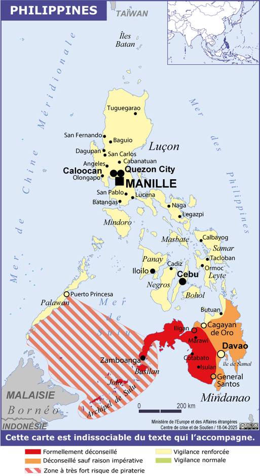 Consulter les conseils aux voyageurs de France Diplomatie