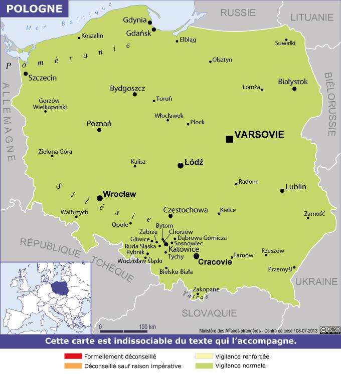 Consulter les conseils aux voyageurs de France Diplomatie