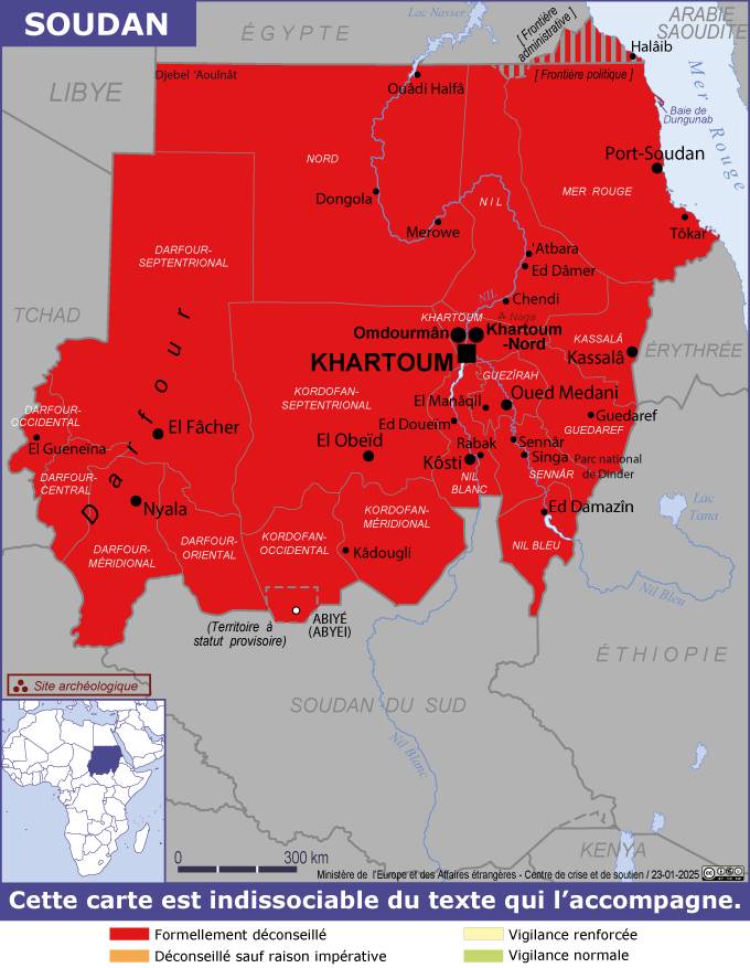 Consulter les conseils aux voyageurs de France Diplomatie