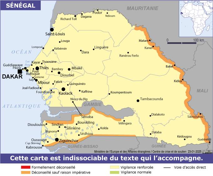 Consulter les conseils aux voyageurs de France Diplomatie