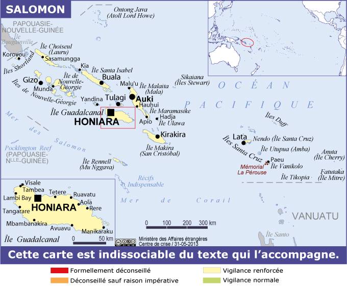 Consulter les conseils aux voyageurs de France Diplomatie