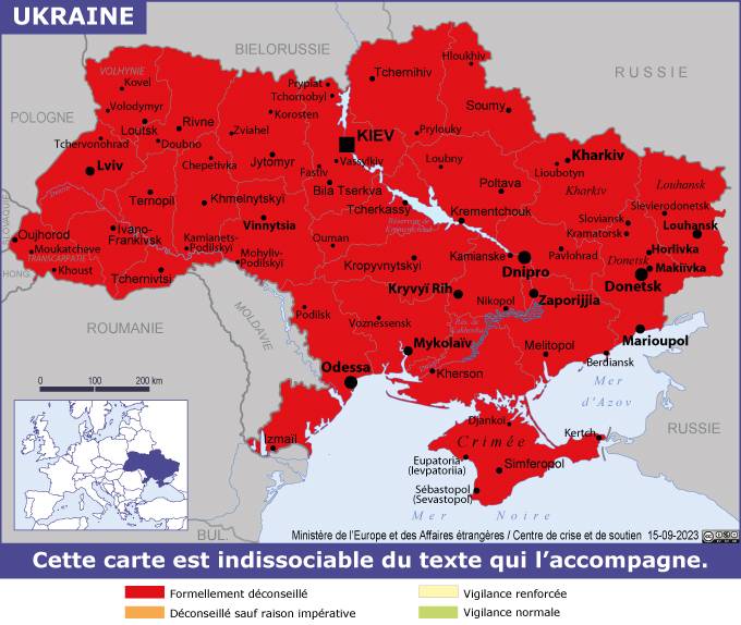 Consulter les conseils aux voyageurs de France Diplomatie