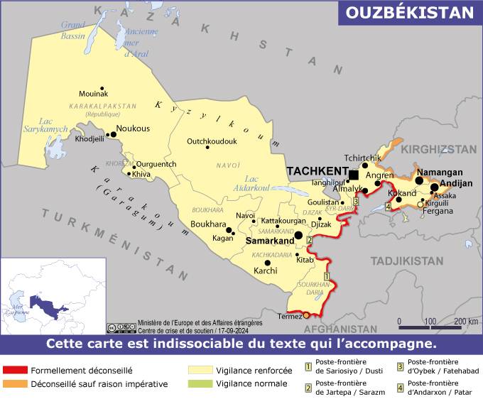 Consulter les conseils aux voyageurs de France Diplomatie