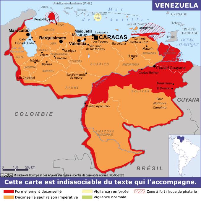 Consulter les conseils aux voyageurs de France Diplomatie